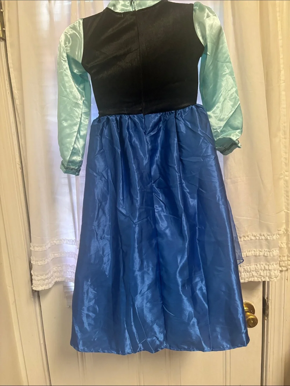 Frozen Anna Kids Blue & Teal Princess Costume Dress